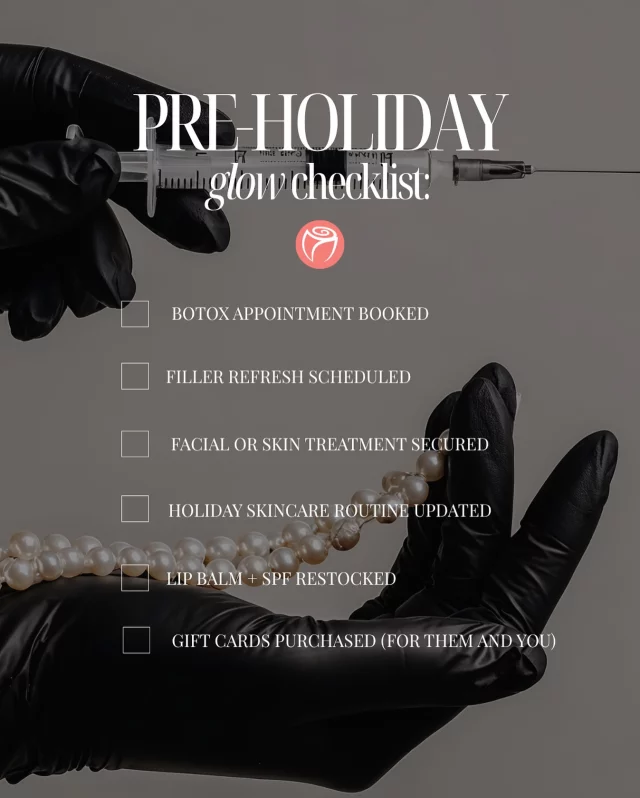 The holiday season is coming fast and our schedule fills up quickly.

If you want to look refreshed for every event, party, and photo, now is the time to pre-book your treatment. Many services need healing time, and we want you glowing right on schedule.

Secure your appointment while we still have availability. Your future holiday self will thank you.

#RosenthalCosmeticAndPlasticSurgery
#HolidayGlow #HolidayAppointments #BookNow #AestheticMedicine #AestheticClinic #CosmeticTreatments #Injectables #BotoxResults #FillerResults #SkincareGoals #PreHolidayPrep #HolidayBeauty #LookYourBest #EyelidRejuvenation #FacialRejuvenation #MedspaLife #CosmeticSurgery #PlasticSurgeryPractice #AntiAgingSkin #HolidayReady #SouthFloridaBeauty #PalmBeachBeauty #BocaRatonMedspa #BeautyBeginsHere