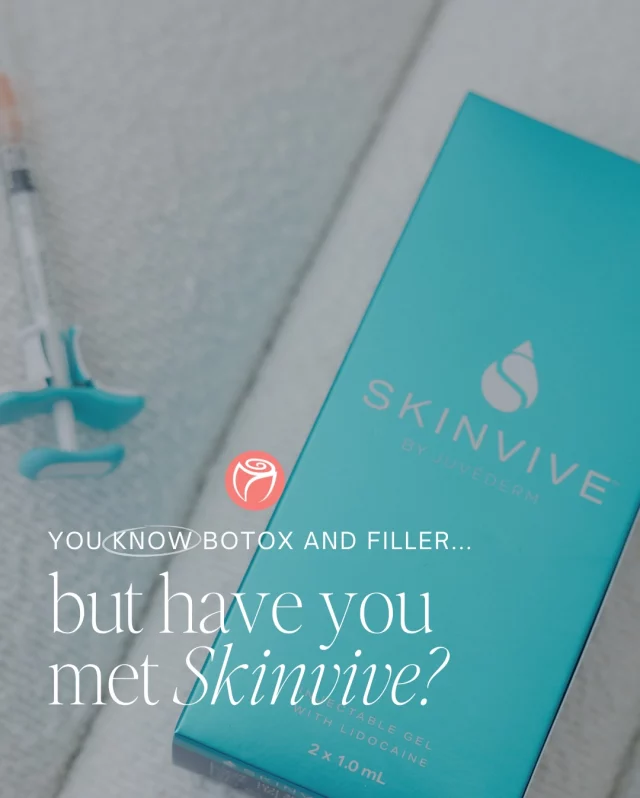 You know Botox and filler… but have you met SKINVIVE®?
SKINVIVE® by JUVÉDERM® is a first-of-its-kind injectable treatment designed to improve overall skin quality, not change your facial features. It works by delivering hyaluronic acid just beneath the skin’s surface to deeply hydrate, smooth texture, and enhance radiance.
Think fresher, dewier, more even-looking skin with a natural glow. No added volume. No frozen look.
Perfect for patients who want: • Improved hydration and skin texture • Smoother, plumper-looking skin • That glass skin glow without downtime
Not filler. Not Botox. Just beautiful skin.
Book your SKINVIVE® treatment today. Link in bio.

#RosenthalCosmeticAndPlasticSurgery #Skinvive #InjectableMoisurizer